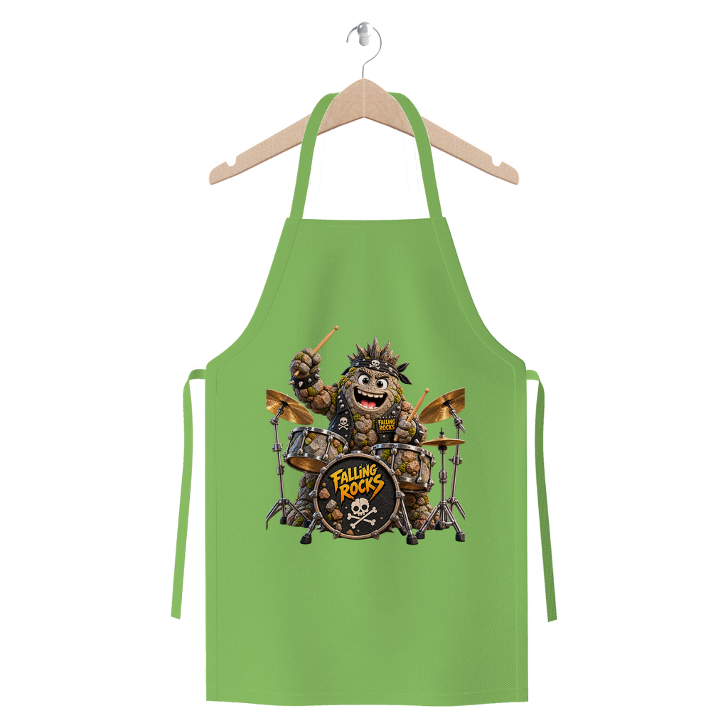 Falling Rocks COllection Premium Jersey Apron