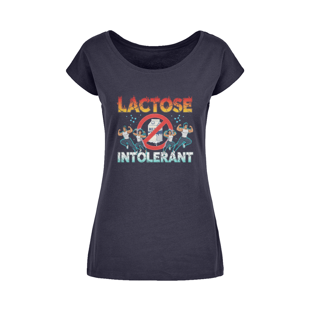 AOB Wide Neck Womens T-Shirt XS-5XL