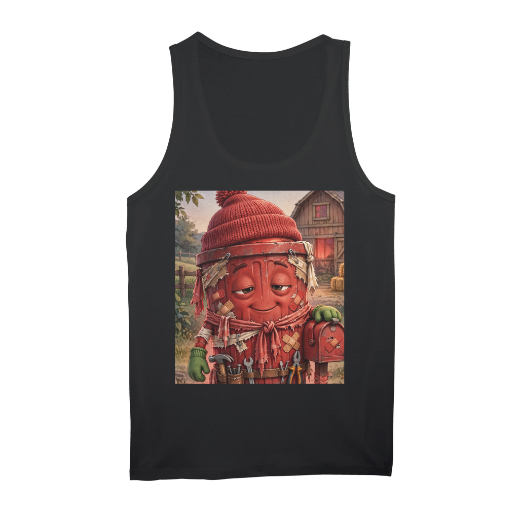 Trash Can Row Organic Jersey Women's Tank Top