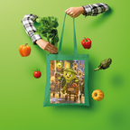 Trash Can Row Shopper Tote Bag