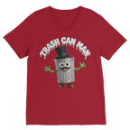 TRASH CAN MAN Premium V-Neck T-Shirt