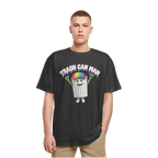 TRASH CAN MAN Heavy Oversized T-Shirt