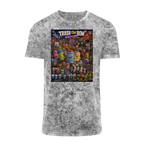 Trash Can Row CONCERT FOR A LIFETIME Acid Washed T-Shirt