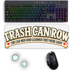 Trash Can Row Gaming Mouse Pad