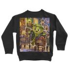 Trash Can Row Classic Kids Sweatshirt