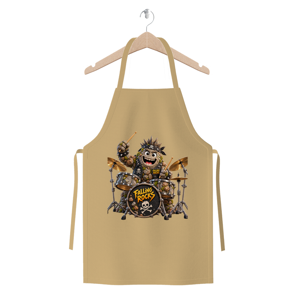 Falling Rocks COllection Premium Jersey Apron
