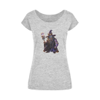 angry can man Wide Neck Womens T-Shirt XS-5XL