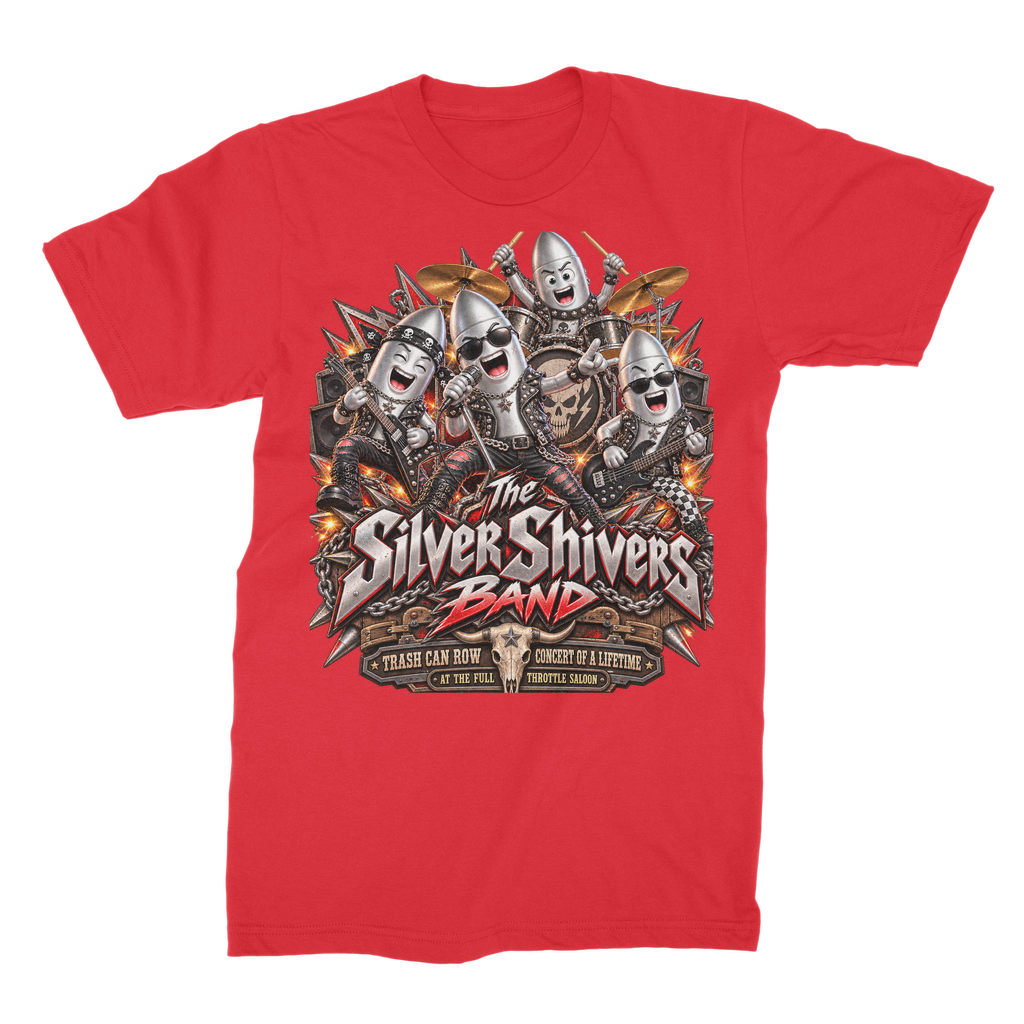 The Silver Shivers Band Premium Jersey Adult T-Shirt