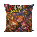 The Last Laugh Society Throw Pillows
