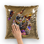 Falling Rocks COllection Sequin Cushion Cover
