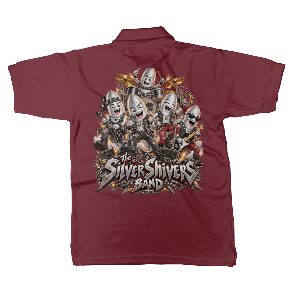 The Silver Shivers Band Classic Adult Polo Shirt