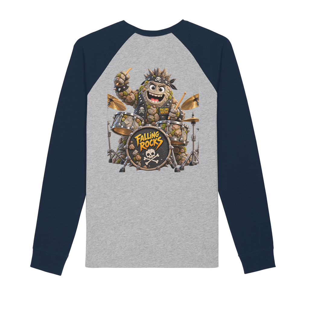 Falling Rocks COllection Premium Raglan Long Sleeve Shirt