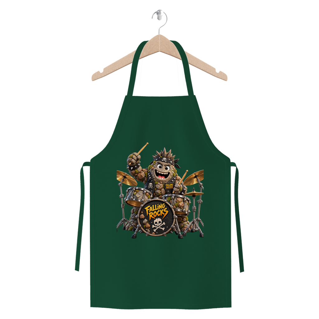 Falling Rocks COllection Premium Jersey Apron