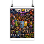Trash Can Row CONCERT FOR A LIFETIME Classic Poster