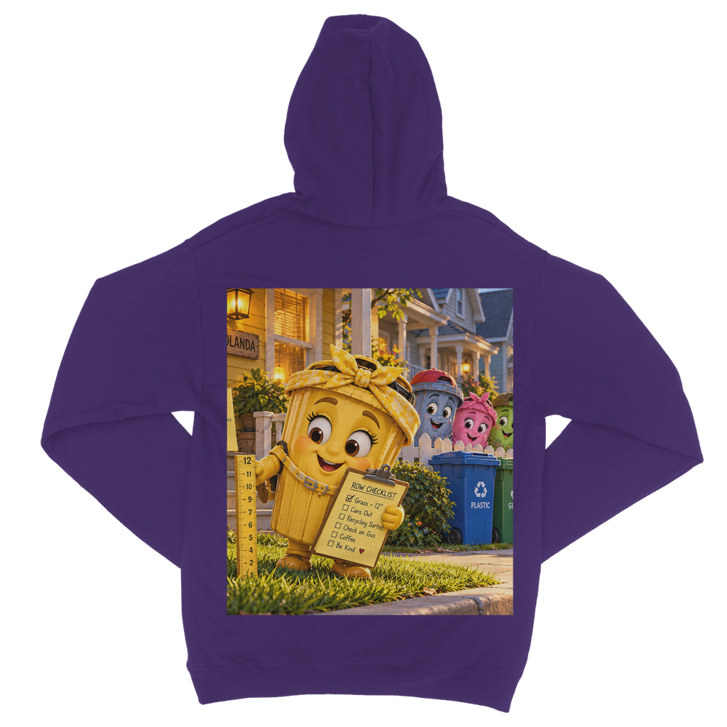 Trash Can Row – Classic Adult Zip Hoodie