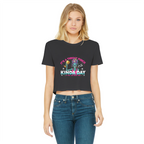 AOP Classic Women's Cropped Raw Edge T-Shirt