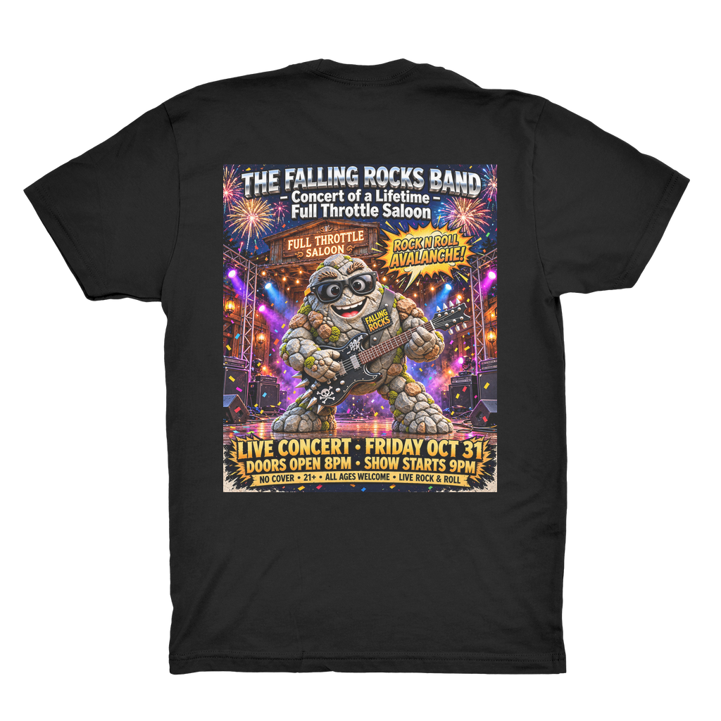 Falling Rocks COllection Organic Adult T-Shirt