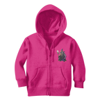 angry can man Classic Kids Zip Hoodie