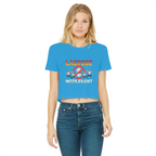 AOB Classic Women's Cropped Raw Edge T-Shirt