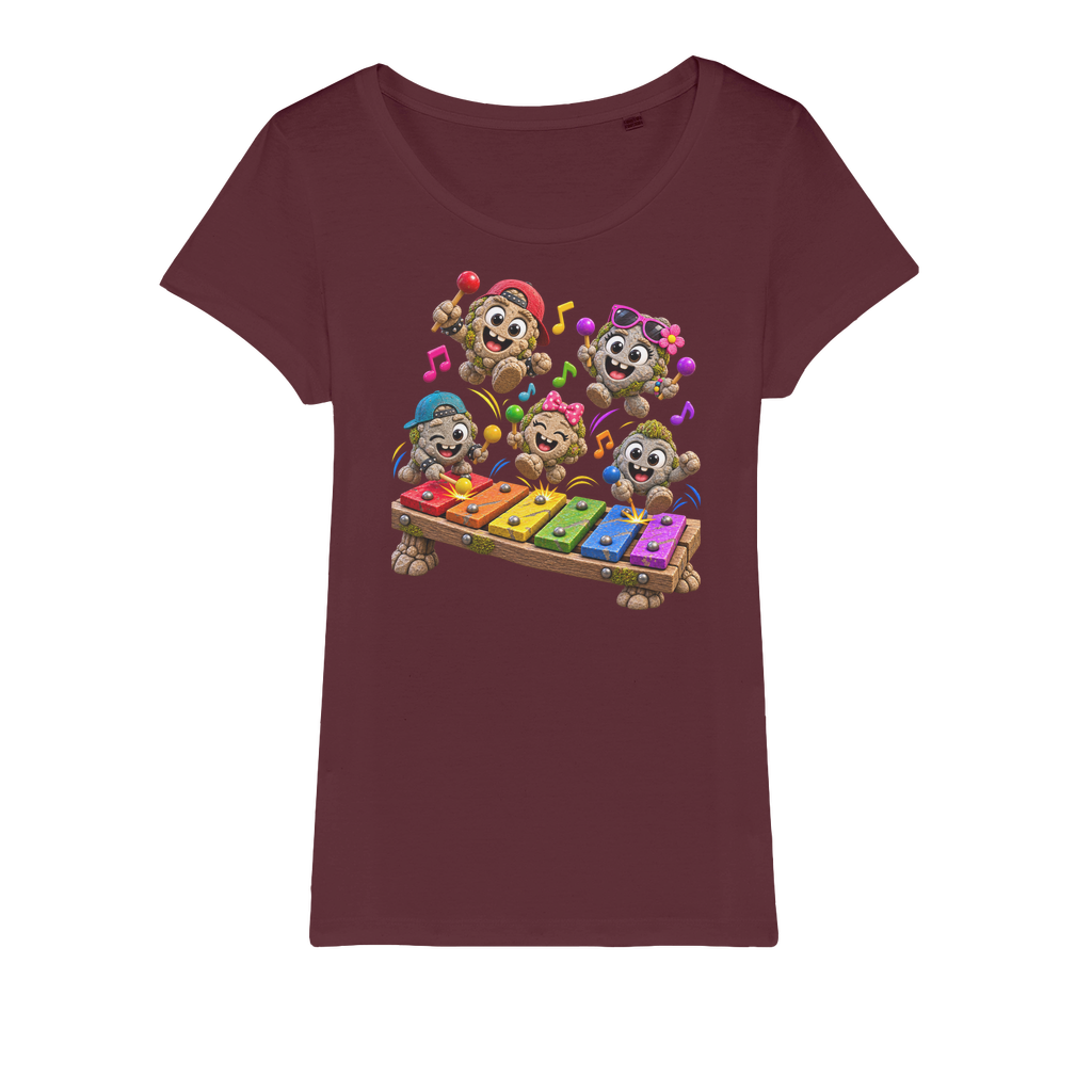 Falling Rocks COllection Organic Jersey Womens T-Shirt