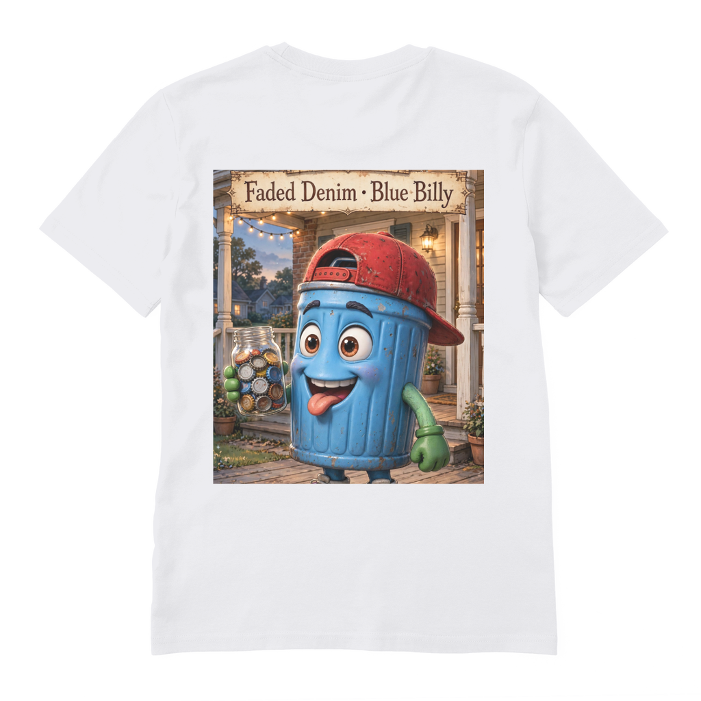 Trash Can Row Premium Organic Adult T-Shirt