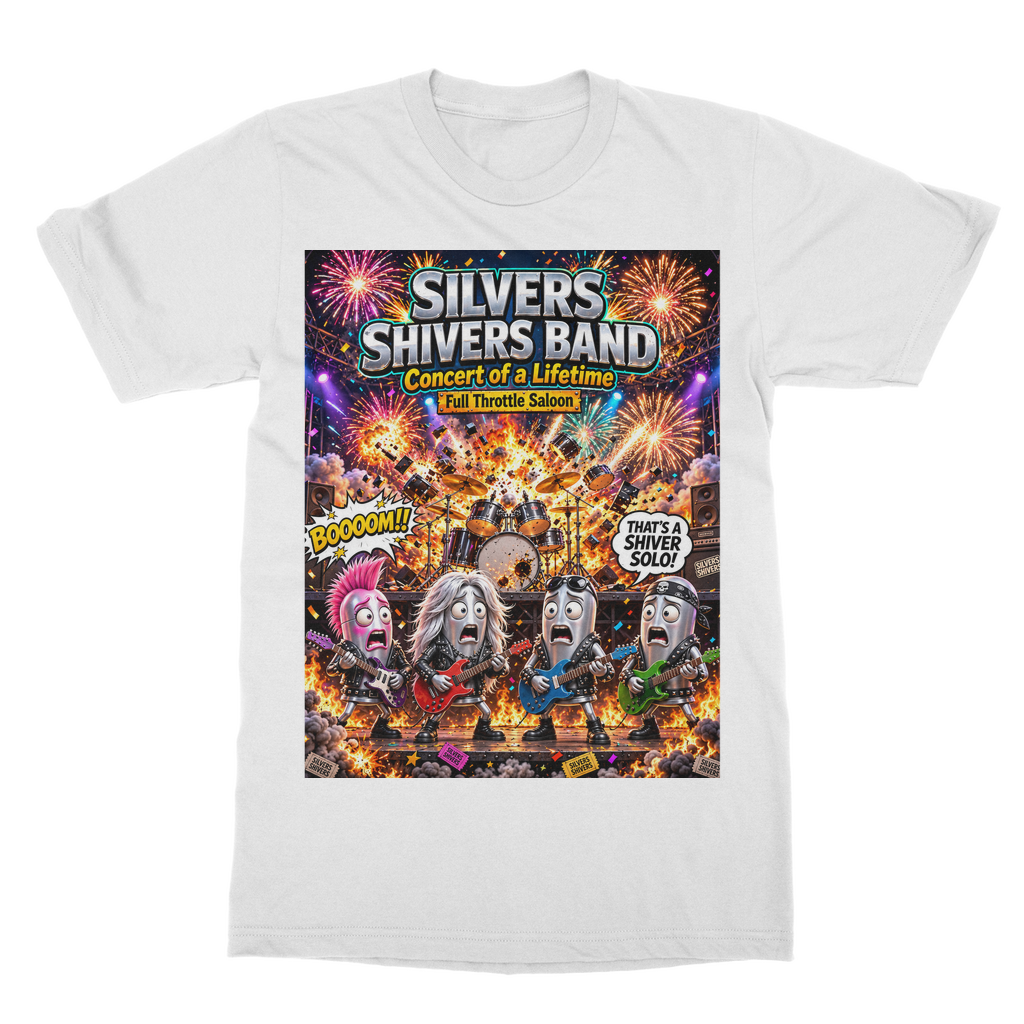 The Silver Shivers Band T-Shirt Dress