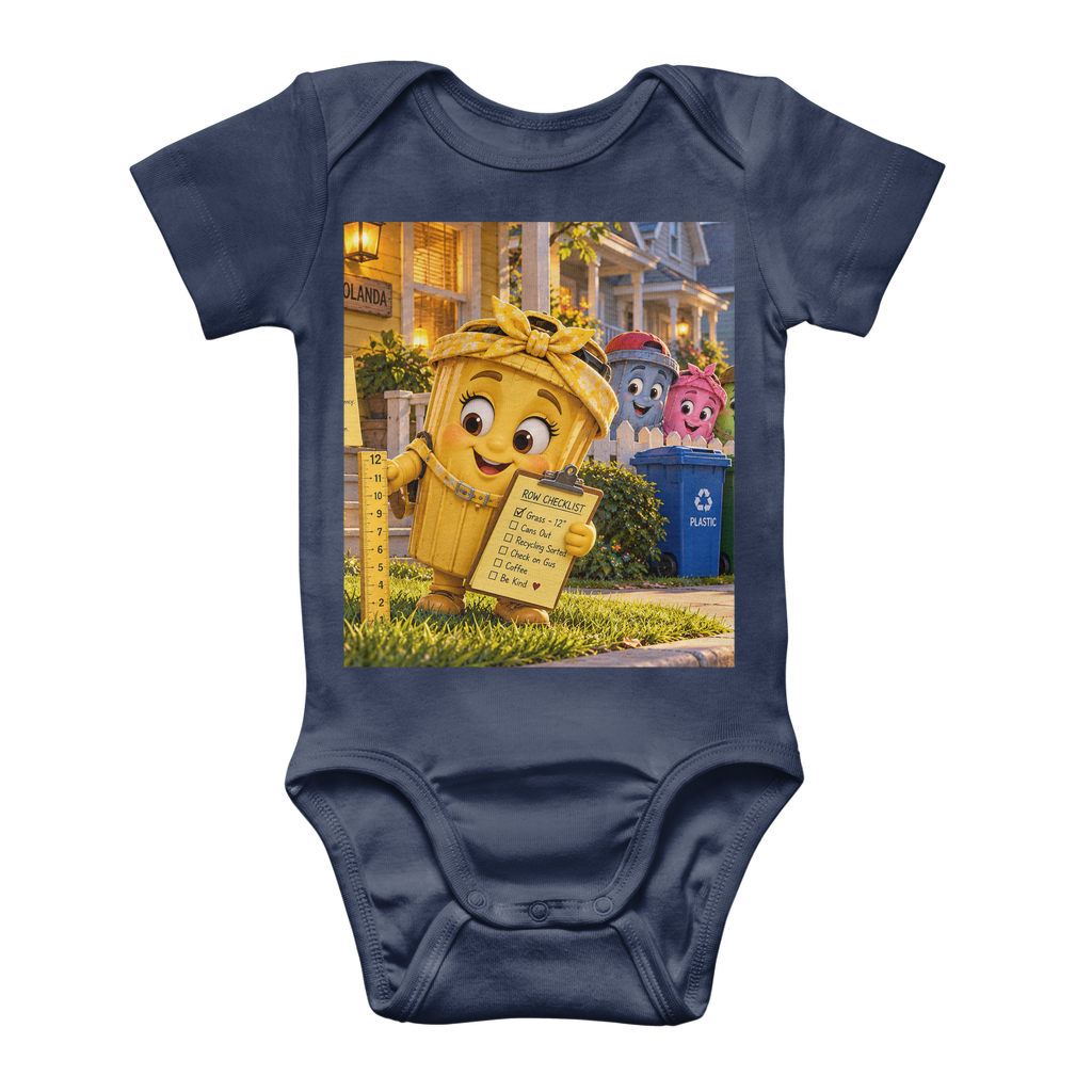 Trash Can Row Classic Baby Onesie Bodysuit