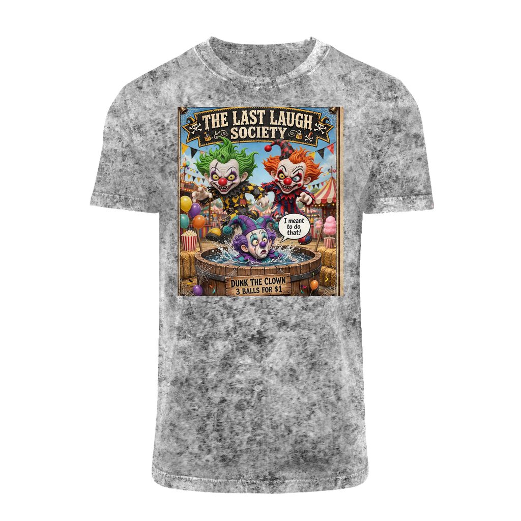 The Last Laugh Society Acid Washed T-Shirt