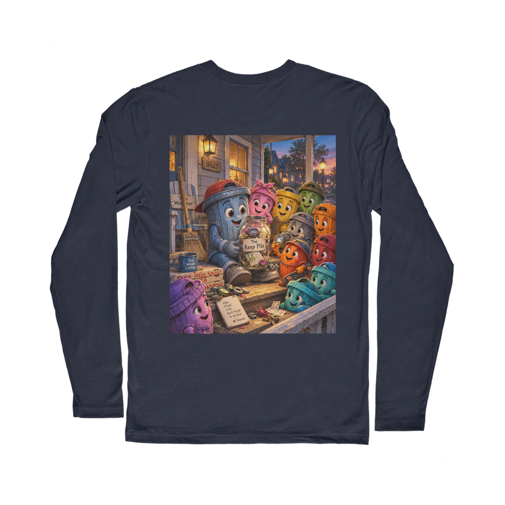 Trash Can Row – Classic Long Sleeve T-Shirt