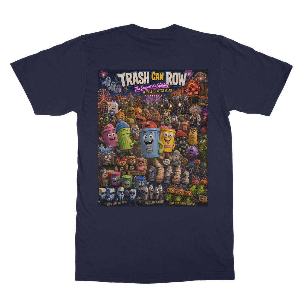 Trash Can Row: Concert for a Lifetime – Classic Heavy Cotton Adult T-Shirt