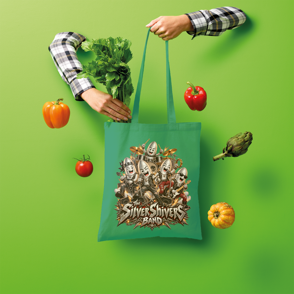 The Silver Shivers Band Shopper Tote Bag