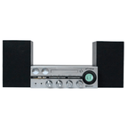 Victor Milwaukee 50W Desktop CD Stereo System Silver - Refurbished