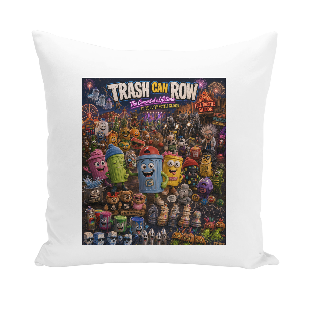 Trash Can Row: Concert for a Lifetime – Throw Pillows