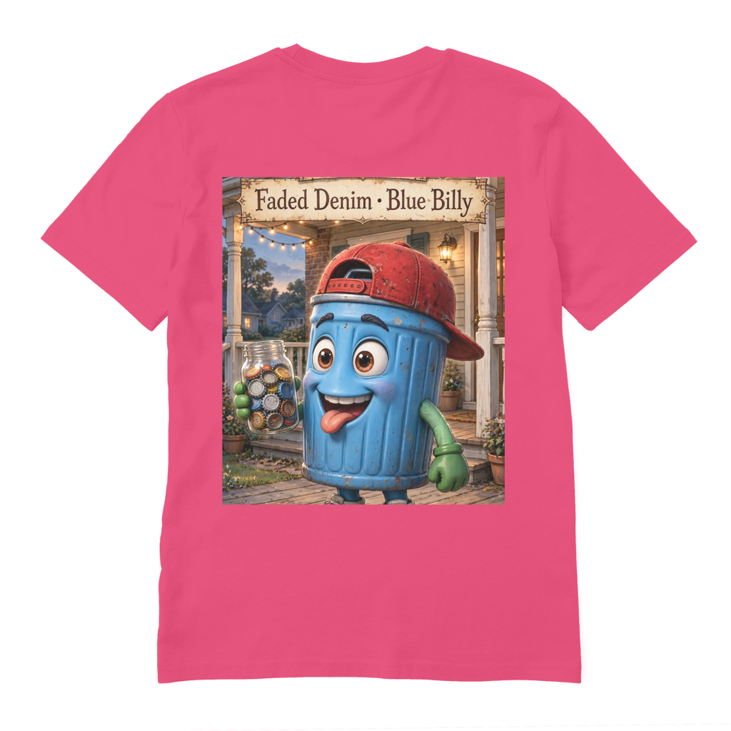 Trash Can Row Premium Organic Adult T-Shirt