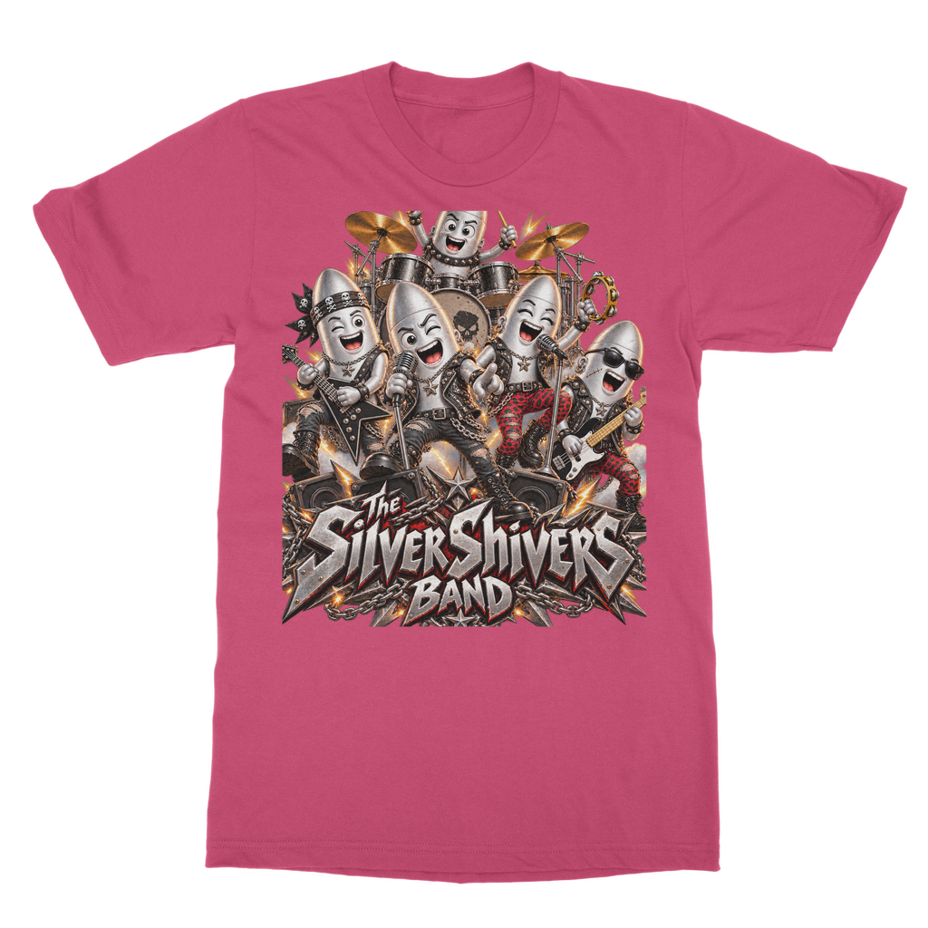 The Silver Shivers Band Classic Heavy Cotton Adult T-Shirt