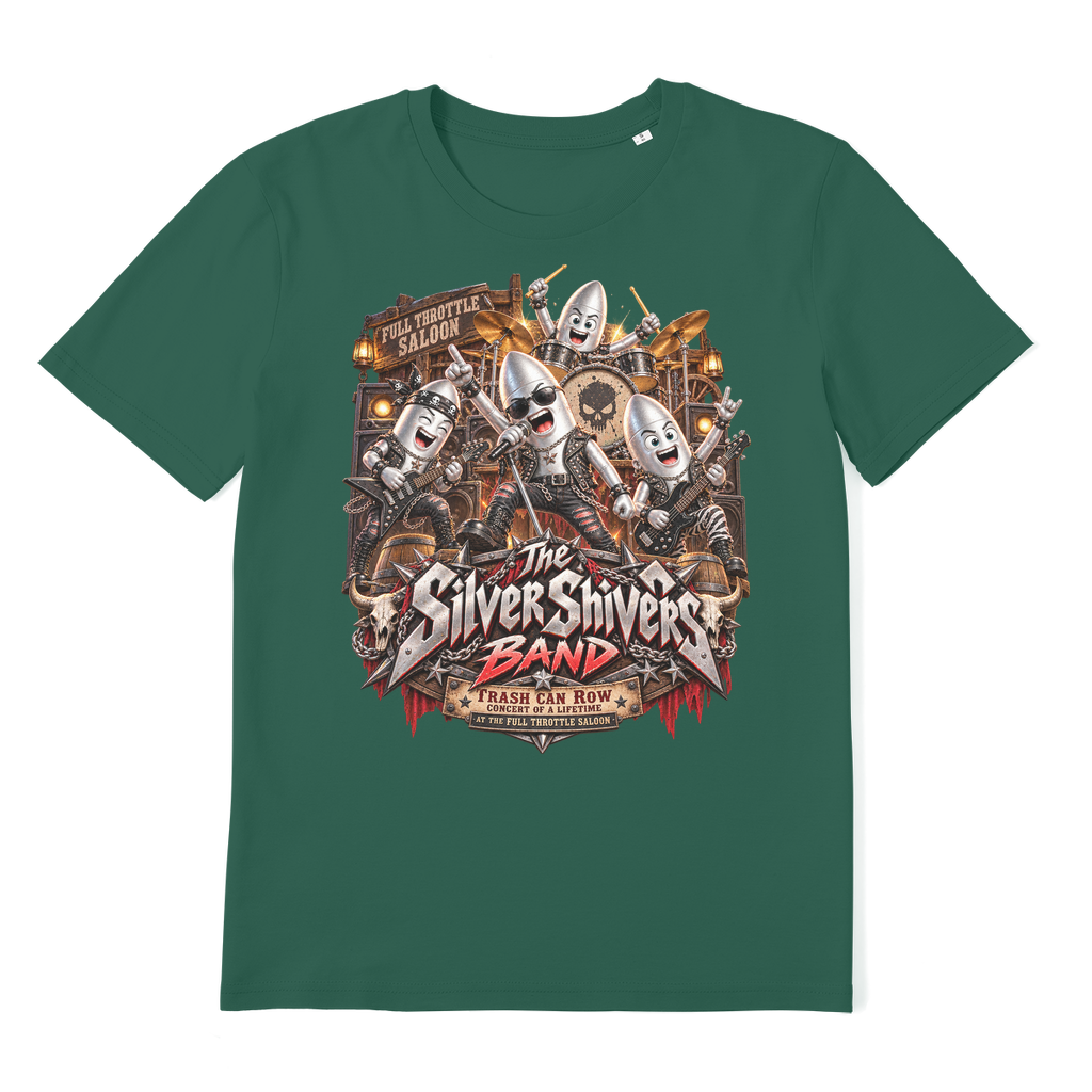 The Silver Shivers Band Premium Organic Adult T-Shirt