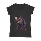 angry can man Classic Women's V-Neck T-Shirt