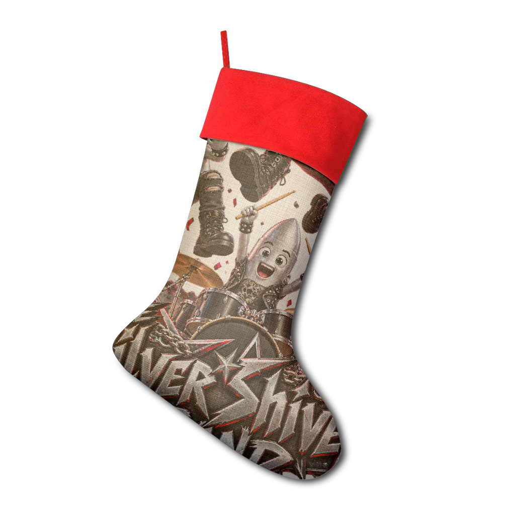 The Silver Shivers Band Sublimation Christmas Stocking