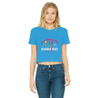 AOP Classic Women's Cropped Raw Edge T-Shirt
