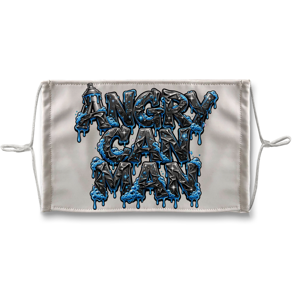ANGRY CAN MAN 2.0 Sublimation Face Mask + 10 Replacement Filters