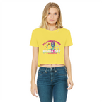 AOP Classic Women's Cropped Raw Edge T-Shirt