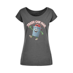 TRASH CAN MAN Wide Neck Women's T-Shirt XS-5XL