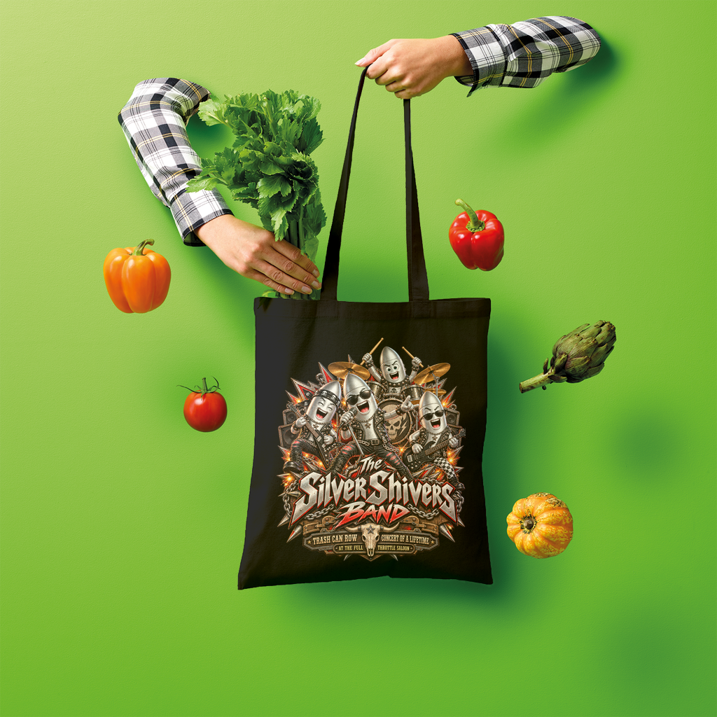 The Silver Shivers Band Shopper Tote Bag
