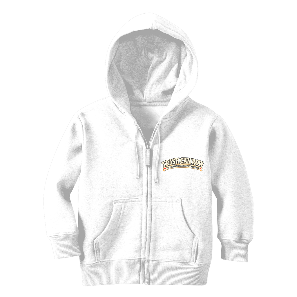 Trash Can Row Classic Kids Zip Hoodie