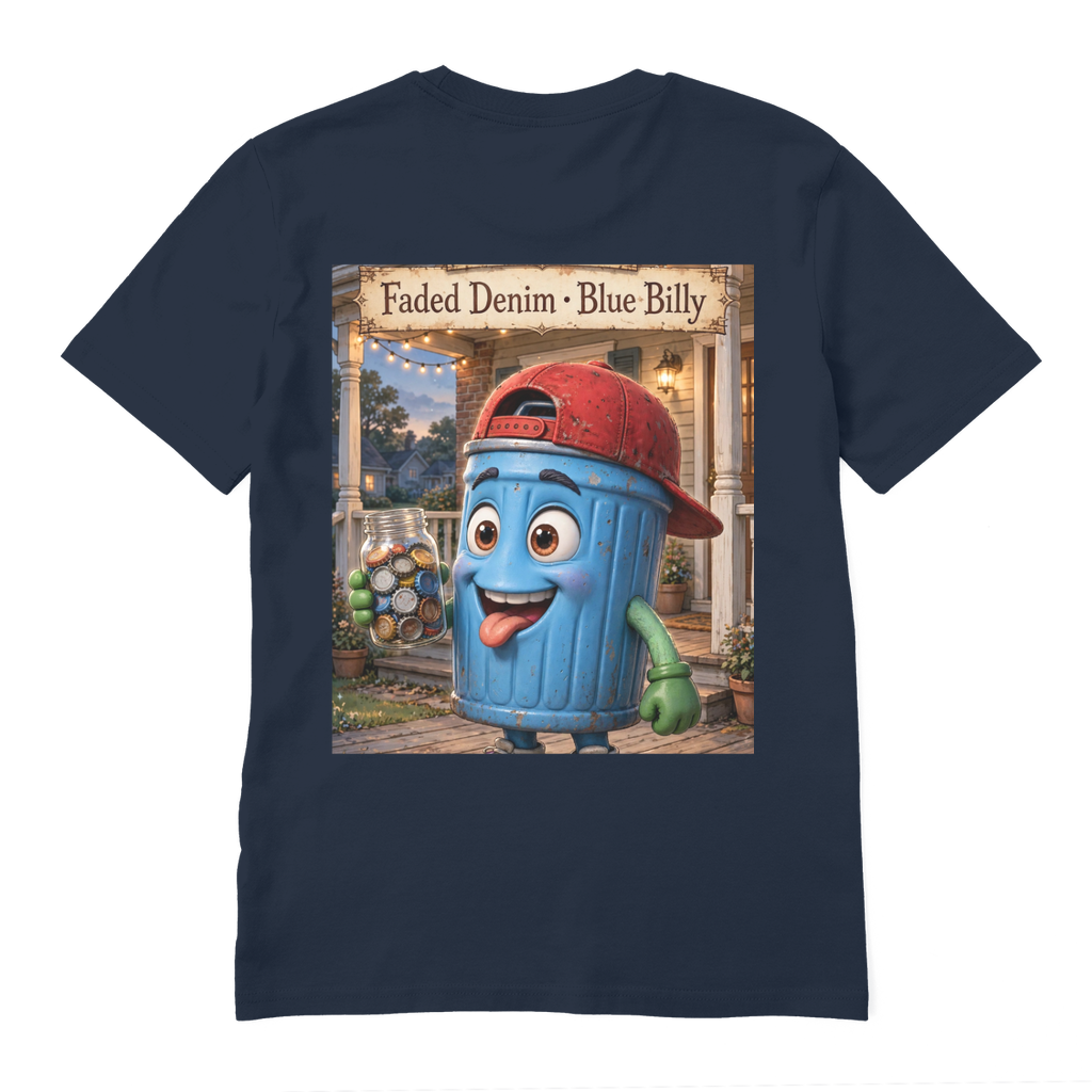 Trash Can Row Premium Organic Adult T-Shirt