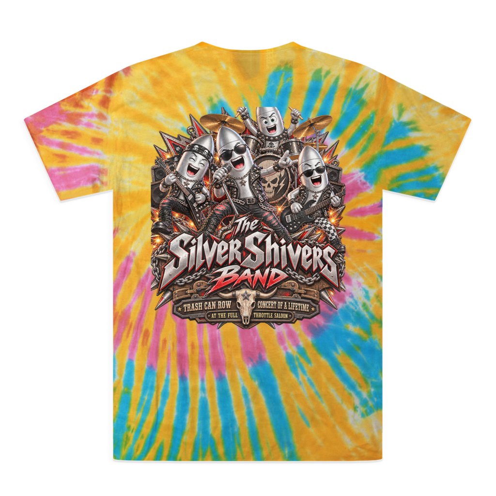 The Silver Shivers Band Tie-Dye T-Shirt