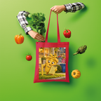 Trash Can Row Shopper Tote Bag