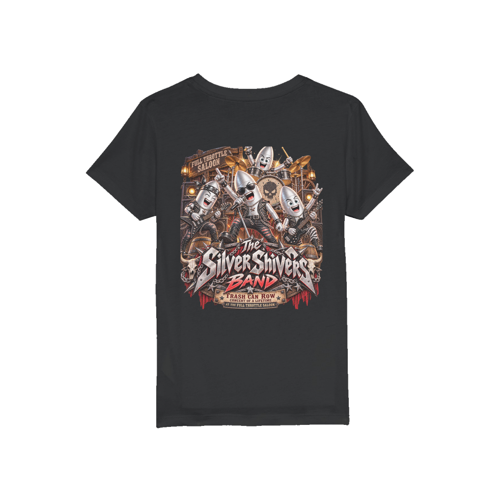 The Silver Shivers Band Organic Jersey Kids T-Shirt