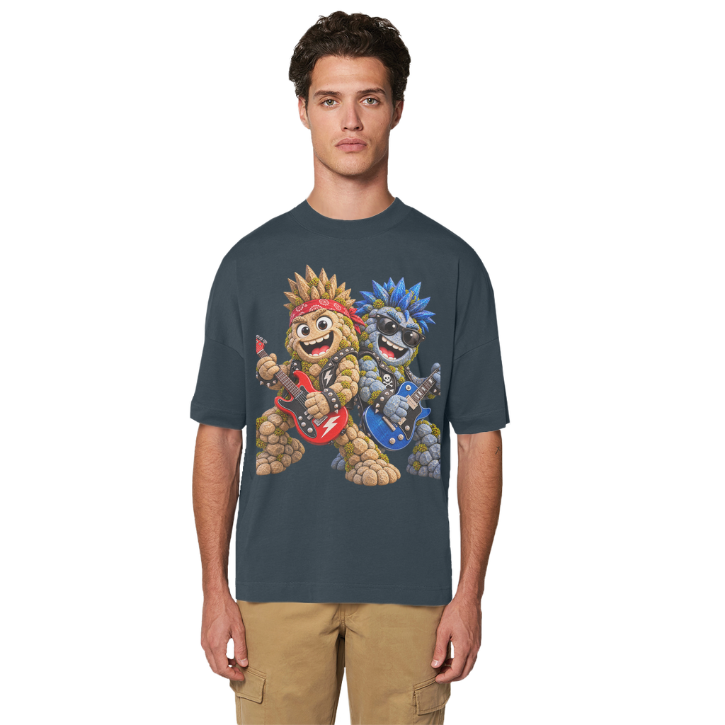 Falling Rocks COllection Premium Organic Oversized T-Shirt