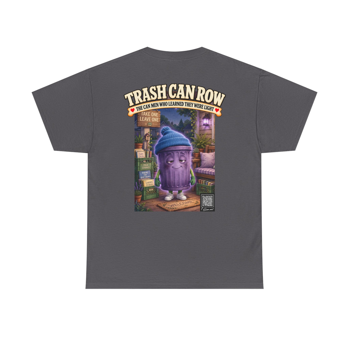 Trash Can Row Tee #7